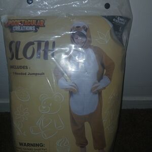 Sloth Hooded Jumpsuit Costume